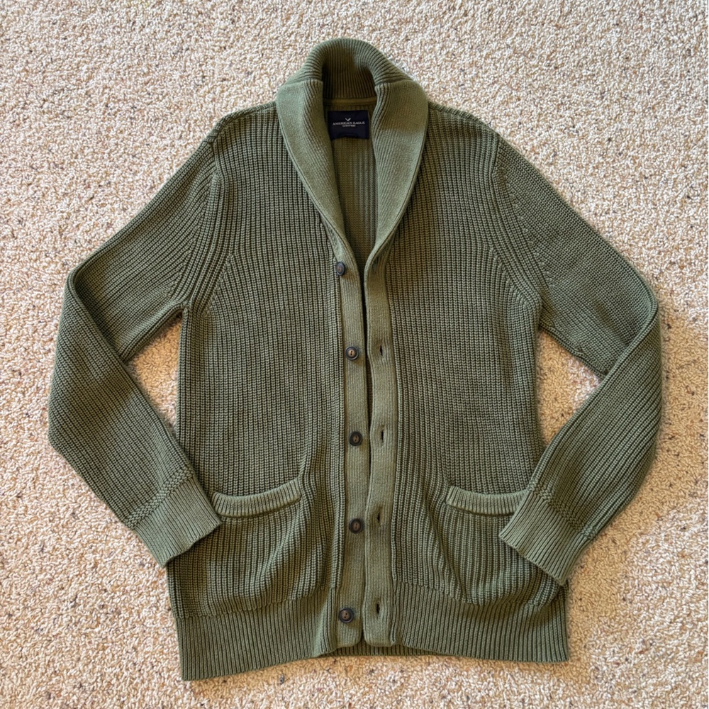 American Eagle Outfitters Khaki Knit Sweater